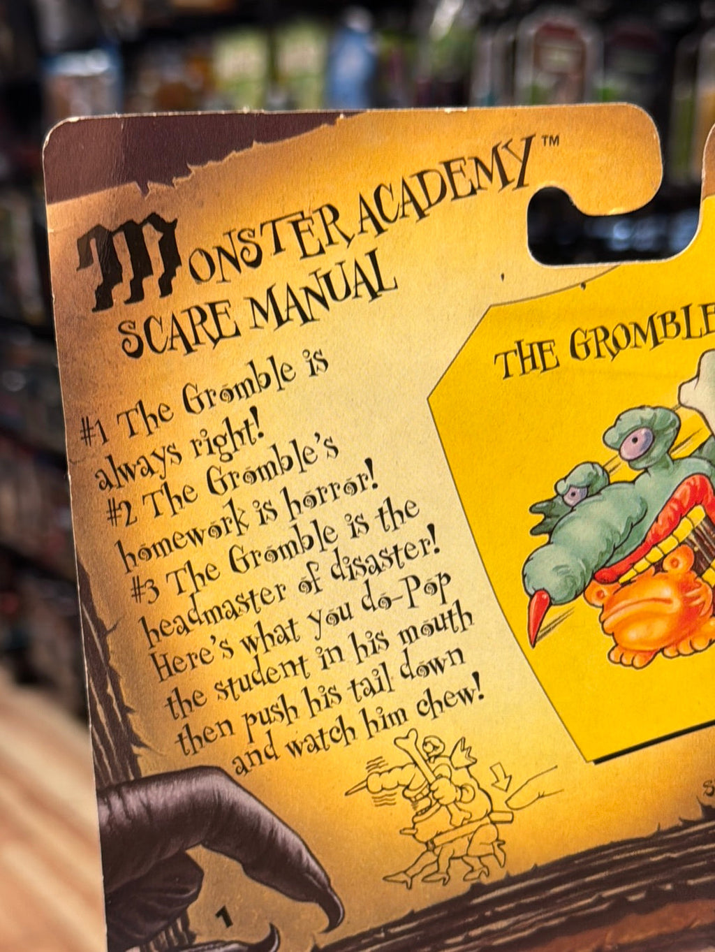 Gromble (Vintage Nickelodeon Real Monsters, Mattel) Sealed product image 17, provided for visual reference and product