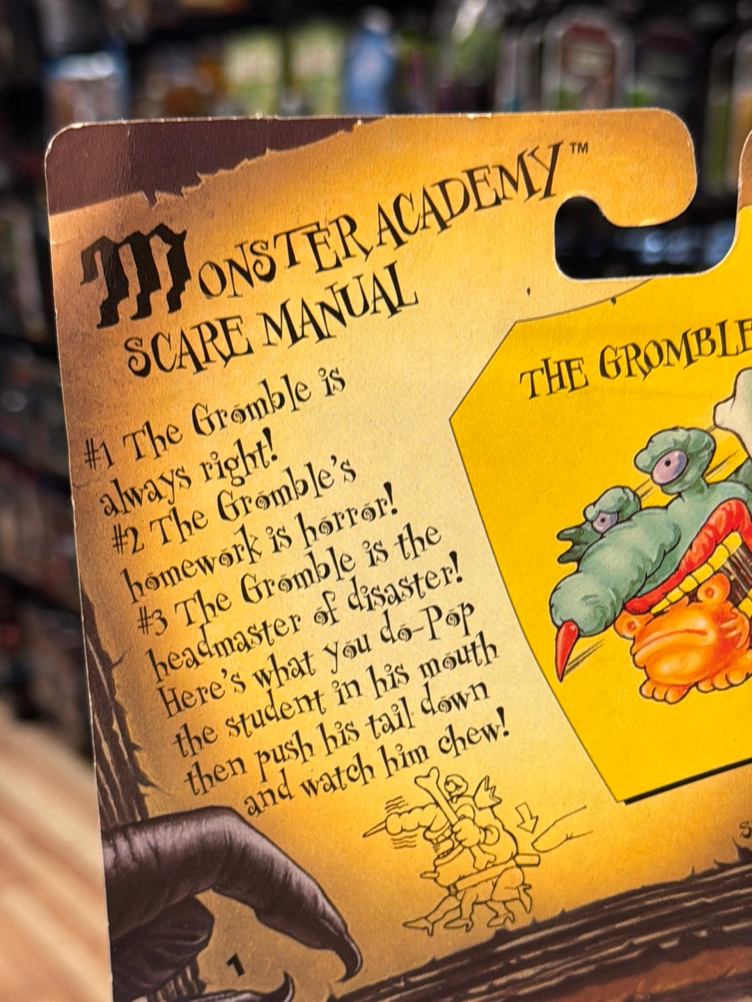 Gromble (Vintage Nickelodeon Real Monsters, Mattel) Sealed product image 17, provided for visual reference and product