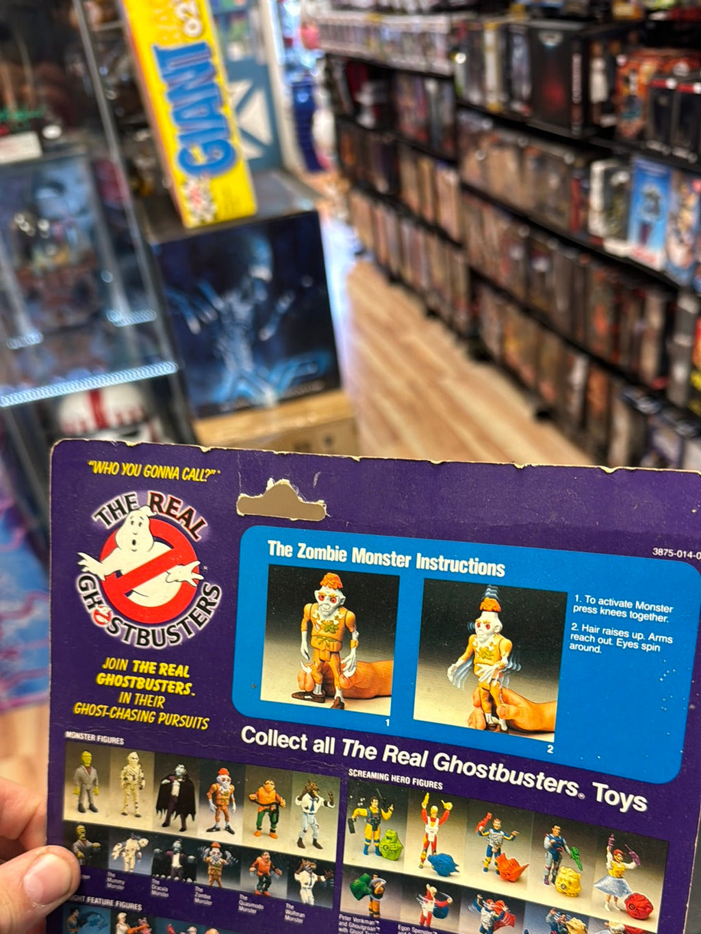 Zombie Monster 1398 (Vintage Ghostbusters, Kenner) SEALED product image 17, provided for visual reference and product detail