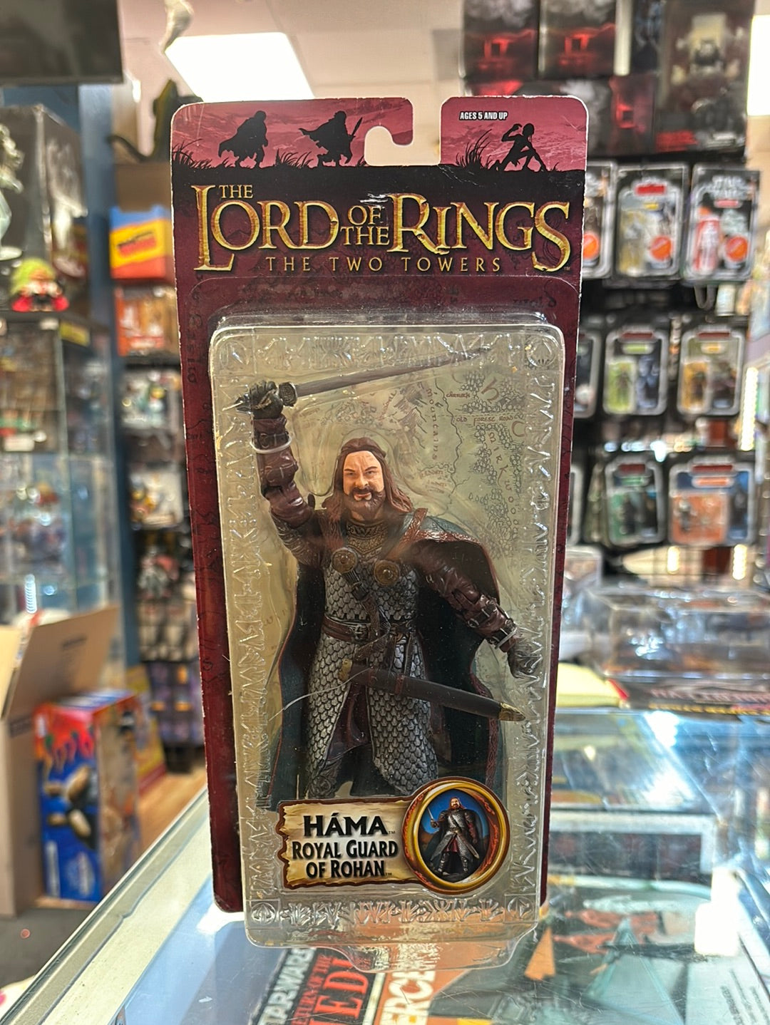Hama Royal Guard of Rohan (Vintage Lord of the Rings, Toybiz) SEALED product image 1, provided for visual reference and