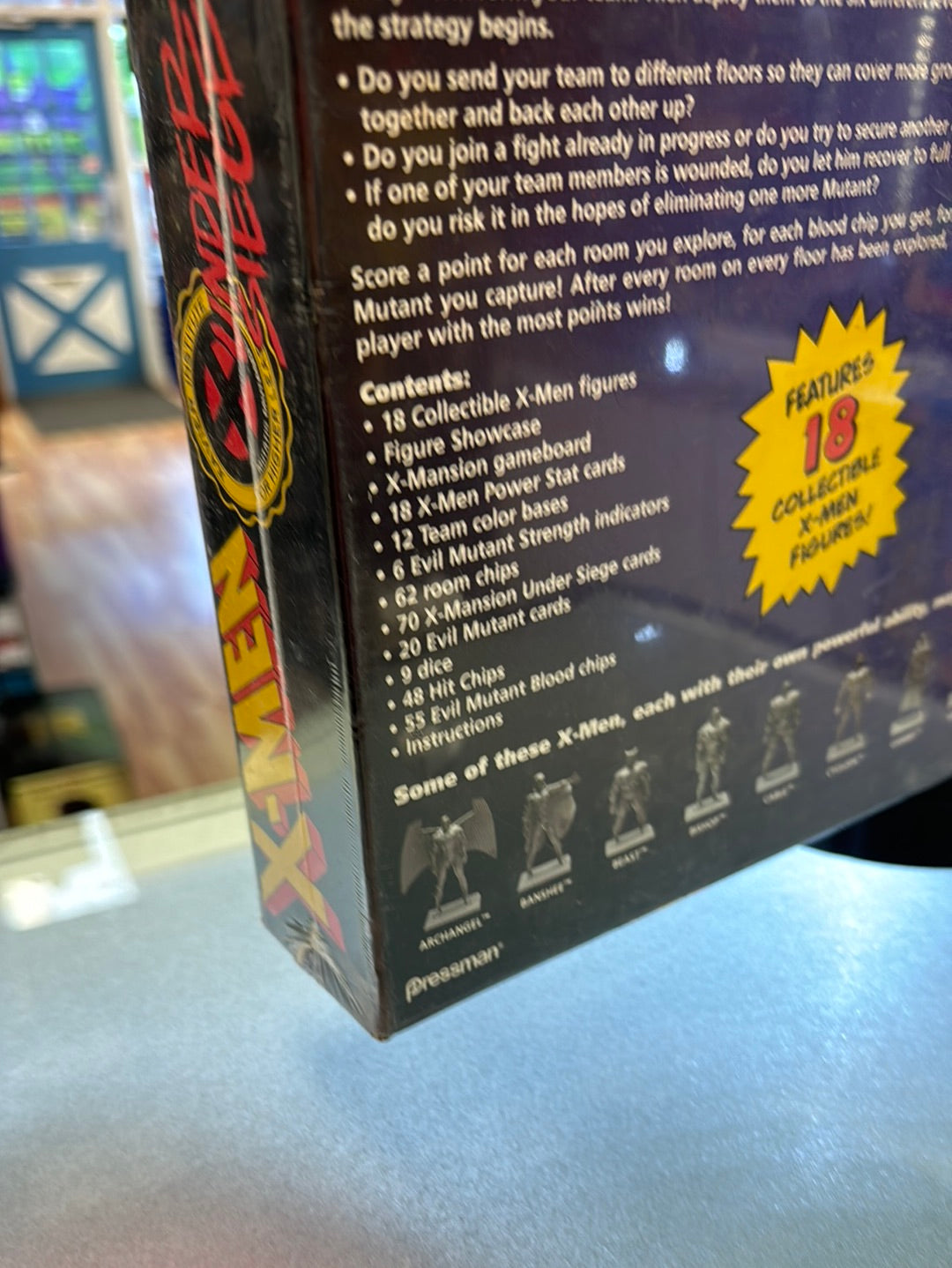 Under Siege Board Game (Vintage Marvel X-Men, Pressman) SEALED product image 8, provided for visual reference and product