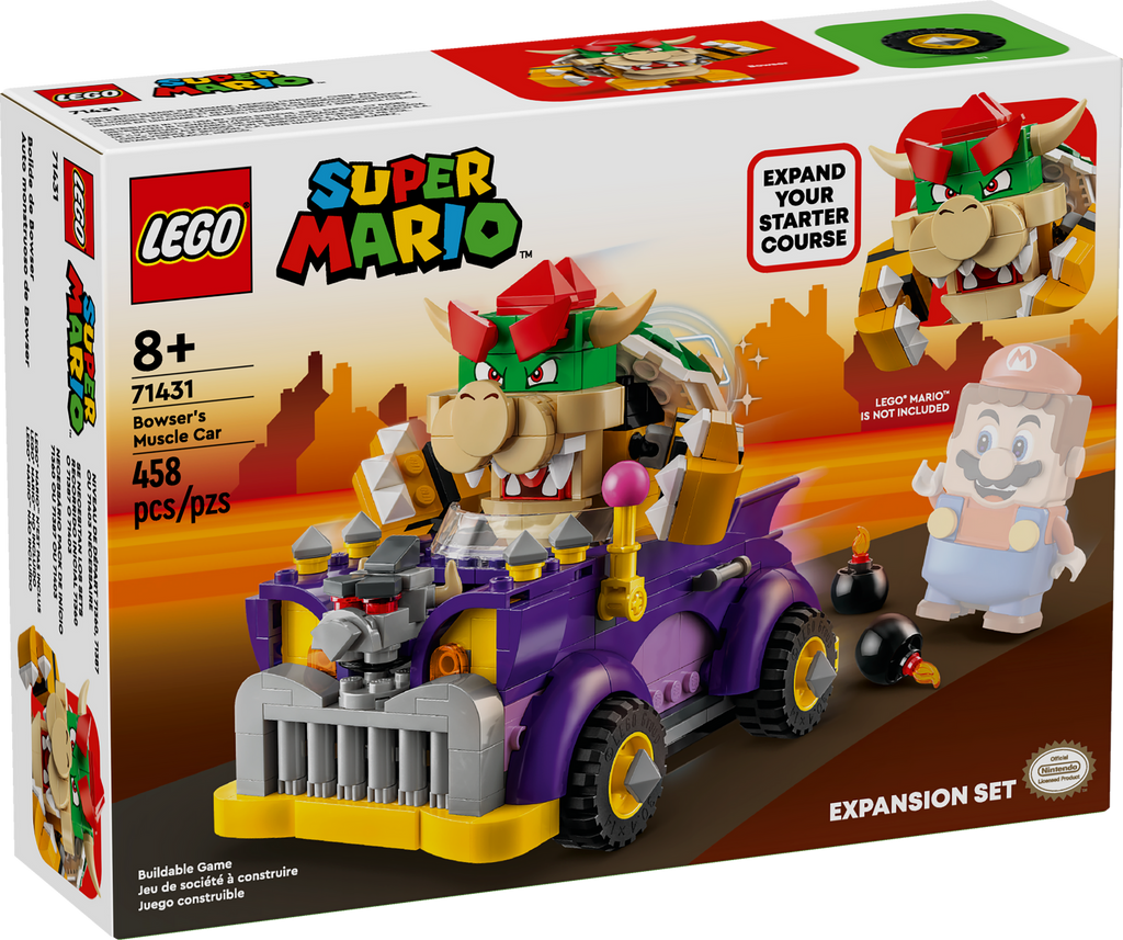 71431 Bowser's Muscle Car Expansion Set product image 1, provided for visual reference and product detail review