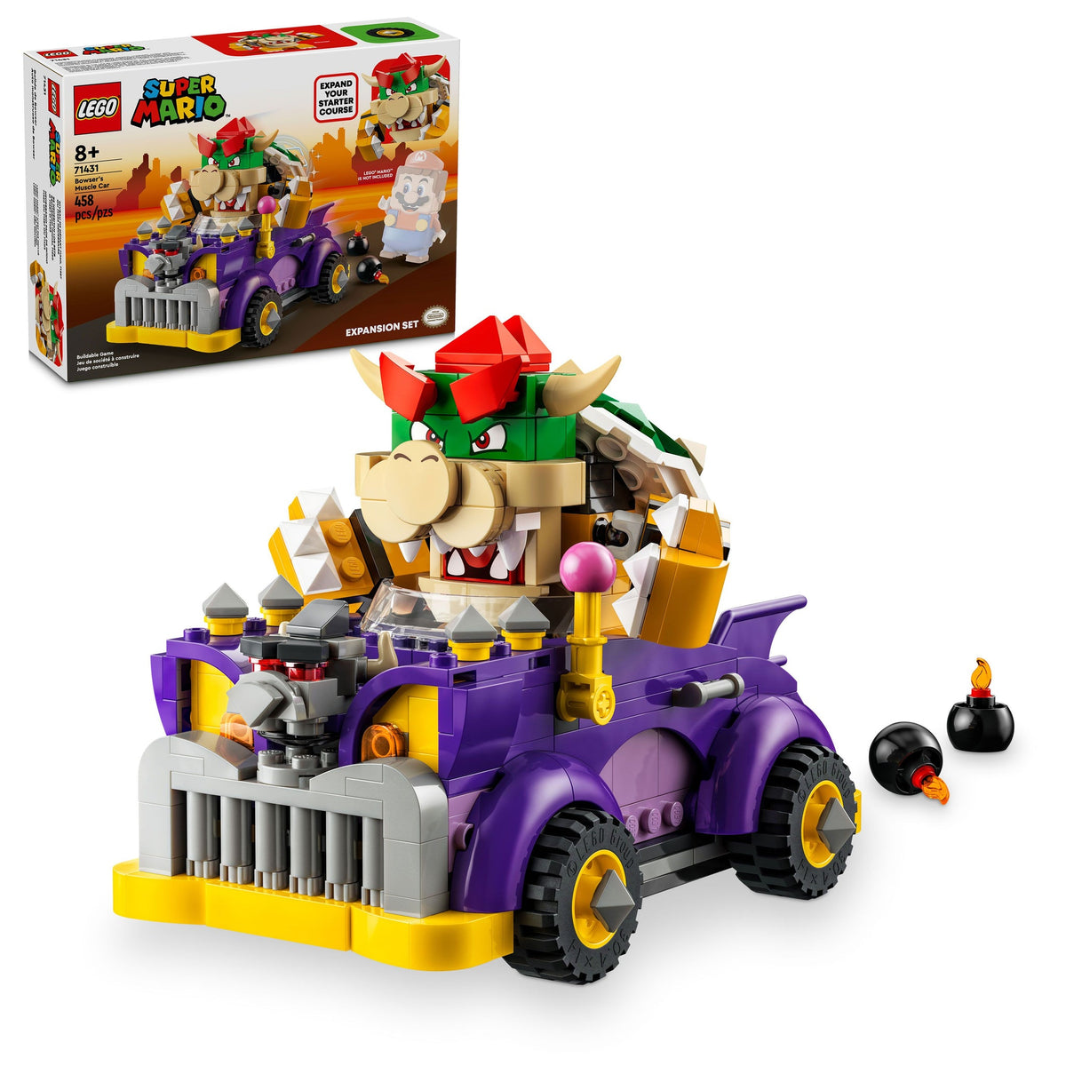 71431 Bowser's Muscle Car Expansion Set product image 3, provided for visual reference and product detail review