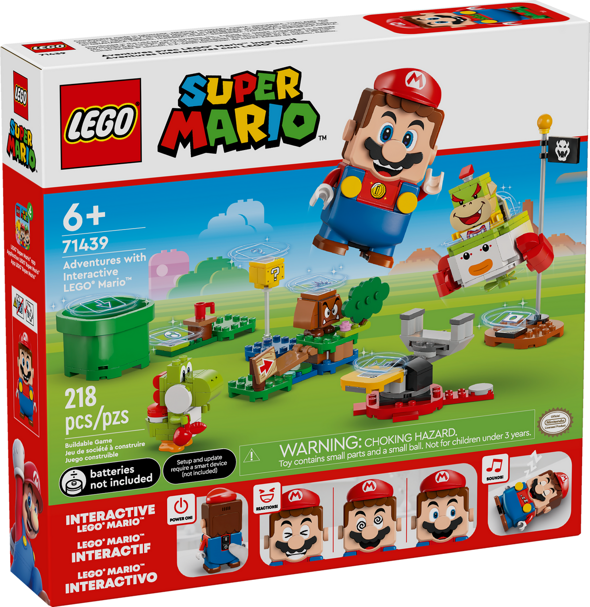 71439 Adventures with Interactive LEGO Mario product image 1, provided for visual reference and product detail review