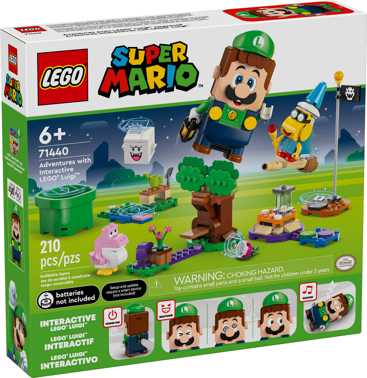 71440 Adventures with Interactive LEGO Luigi product image 1, provided for visual reference and product detail review