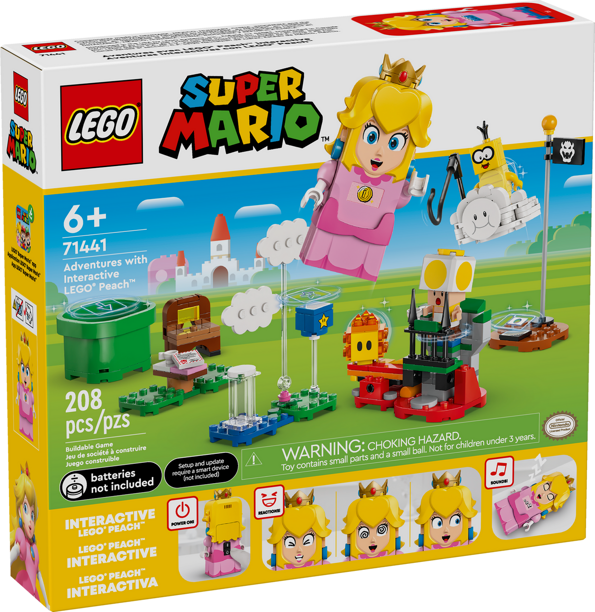 71441 Adventures with Interactive LEGO Peach product image 1, provided for visual reference and product detail review