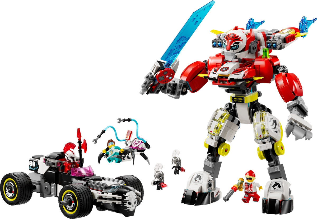 71497 Cooper's Tiger Mech & Zero's Hot Rod Car product image 2, provided for visual reference and product detail review