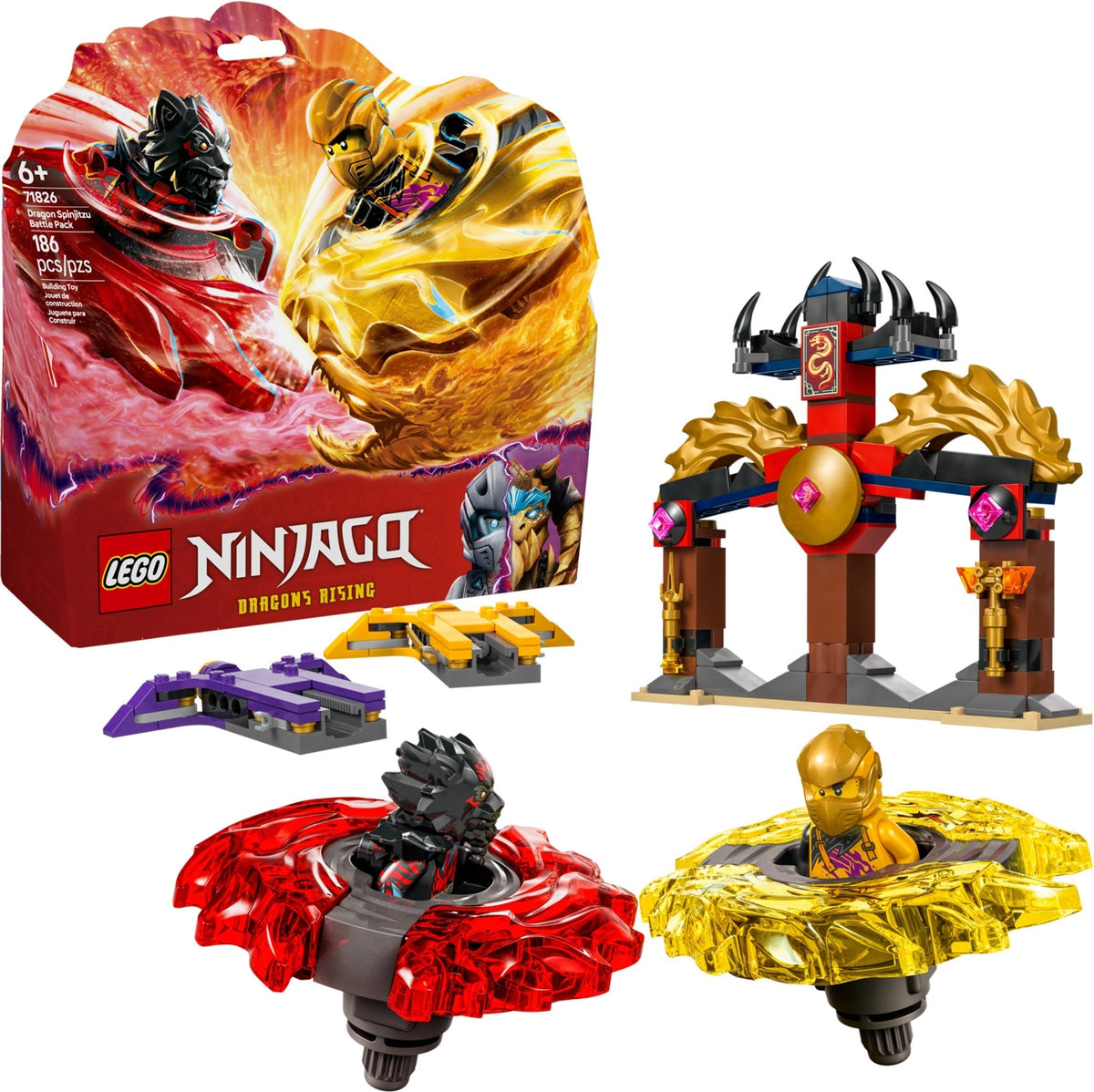71826 Dragon Spinjitzu Battle Pack product image 1, provided for visual reference and product detail review