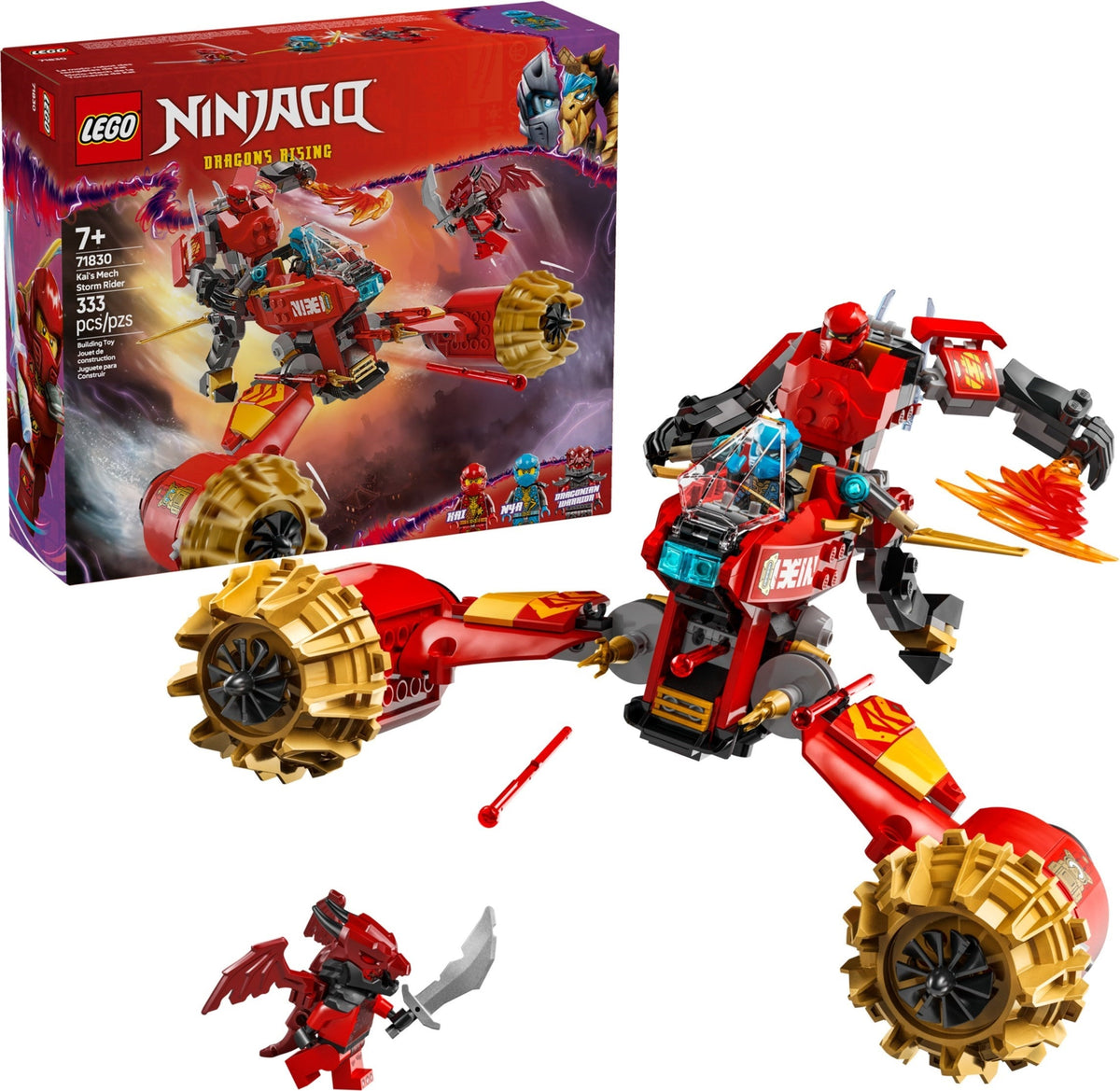 71830 Kai's Mech Storm Rider product image 1, provided for visual reference and product detail review