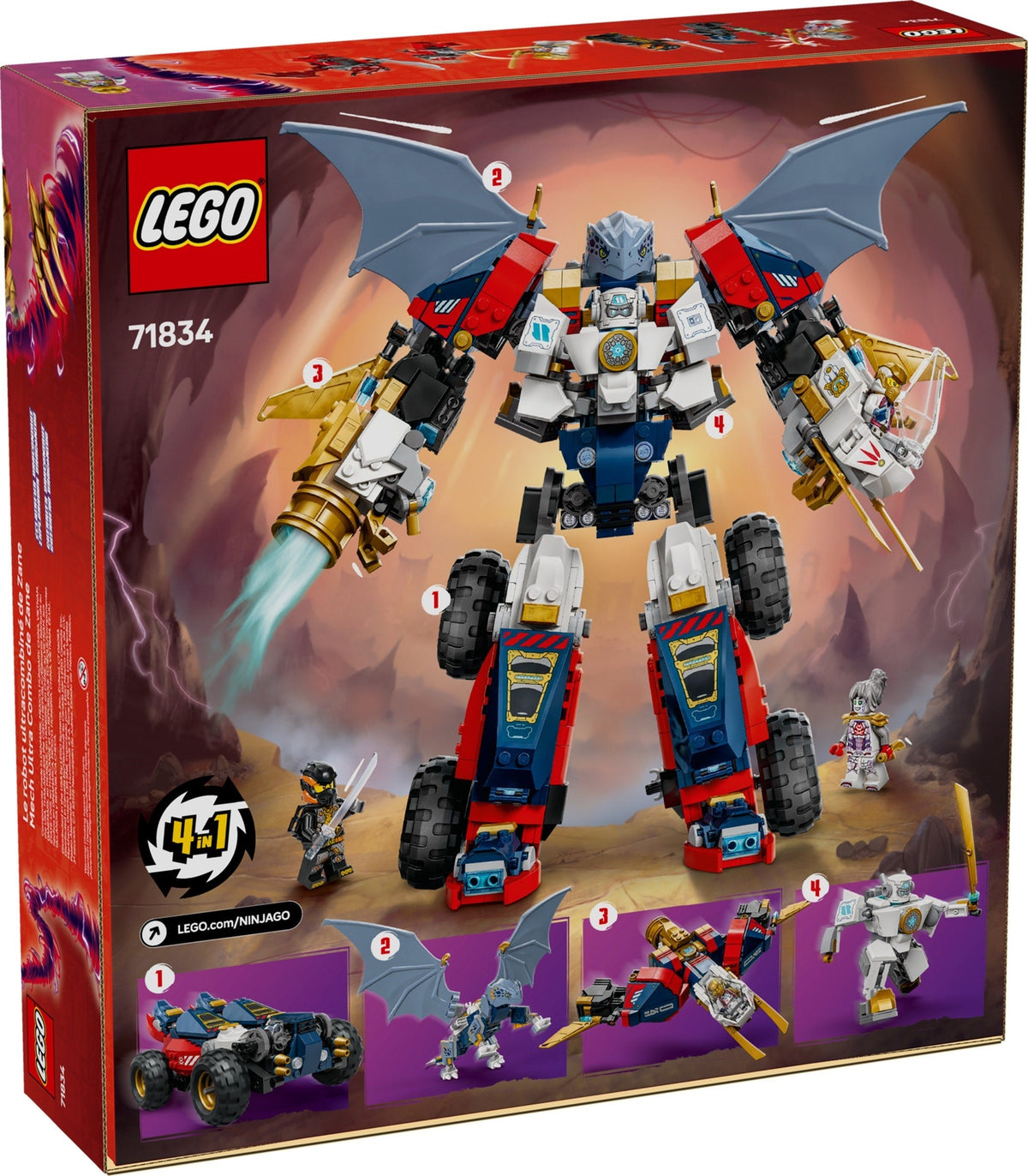 71834 Zane's Ultra Combiner Mech product image 3, provided for visual reference and product detail review