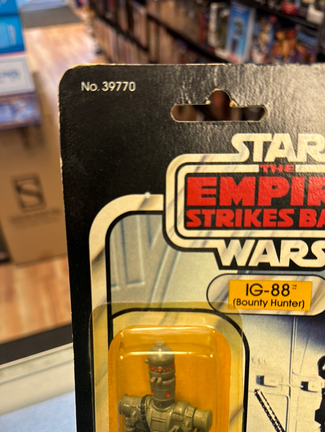 IG-88 Bounty Hunter ESB 31A 1713 (Vintage Star Wars, Kenner) SEALED product image 2, provided for visual reference and