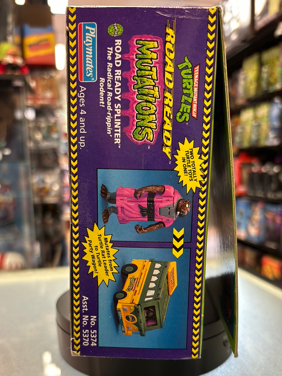 Road Ready Mutations Spinter (Vintage TMNT Ninja Turtles, Playmates) SEALED product image 2, provided for visual reference