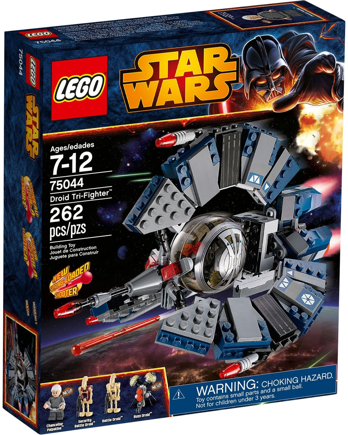 75044 Droid Tri-Fighter (C) product image 1, provided for visual reference and product detail review