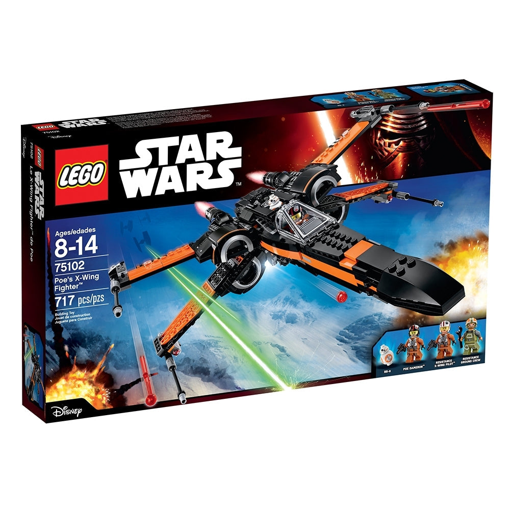 75102 Poe's X-Wing Fighter product image 1, provided for visual reference and product detail review