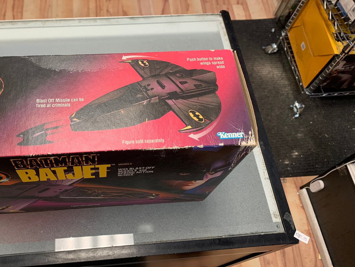 Batman Batjet with Blast off Missile (Batman Dark Knight, Vintage Kenner product image 2, provided for visual reference and