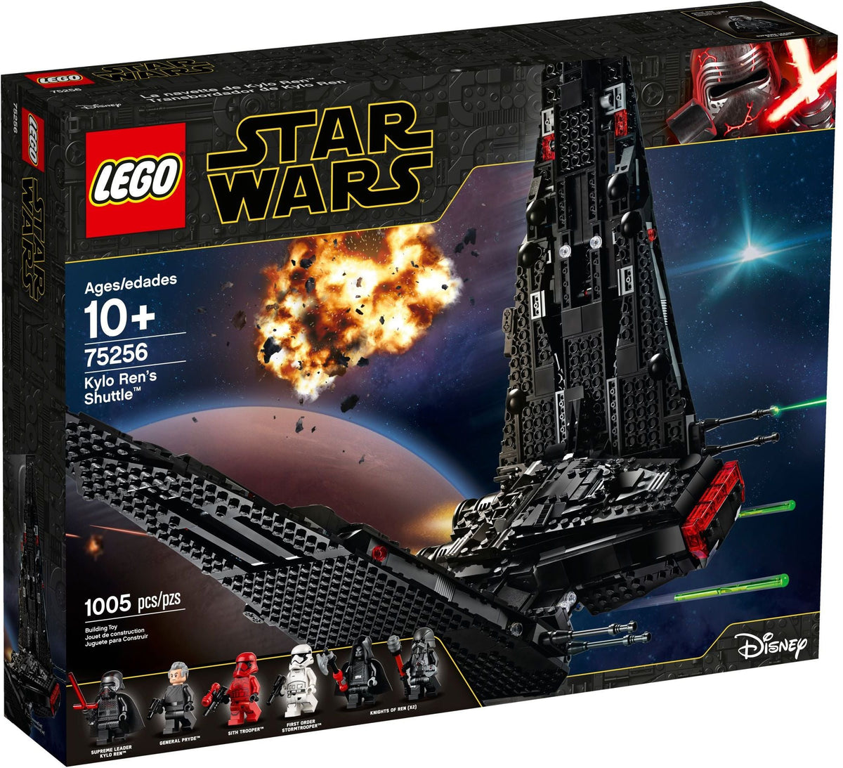 75256 Kylo Ren's Shuttle (C) product image 1, provided for visual reference and product detail review