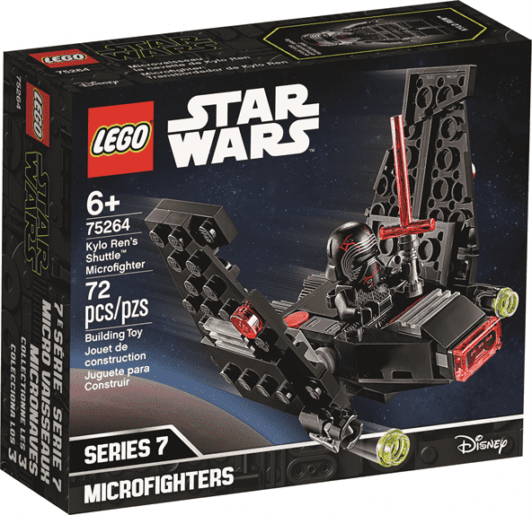 75264 Kylo Ren's Shuttle Microfighter product image 1, provided for visual reference and product detail review