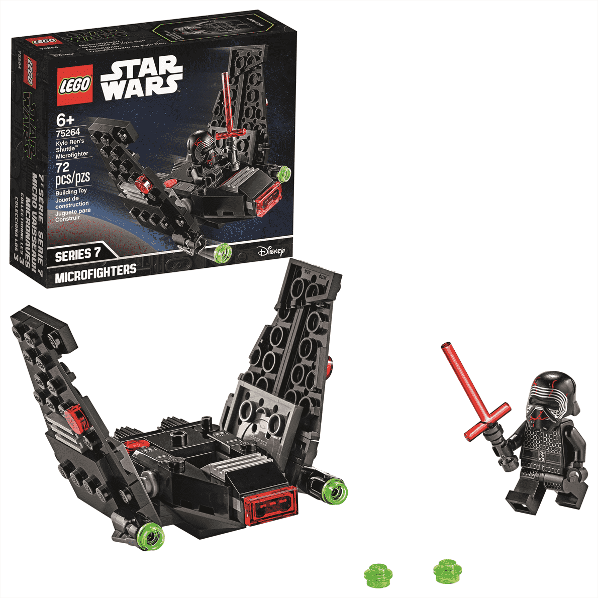 75264 Kylo Ren's Shuttle Microfighter product image 2, provided for visual reference and product detail review