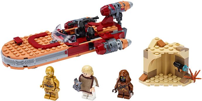 75271 Luke Skywalker's Landspeeder (C) product image 2, provided for visual reference and product detail review
