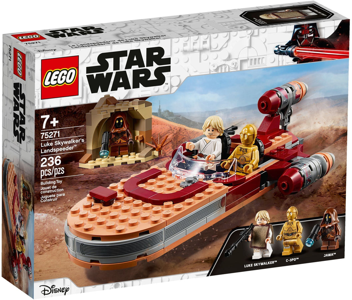 75271 Luke Skywalker's Landspeeder (C) product image 1, provided for visual reference and product detail review