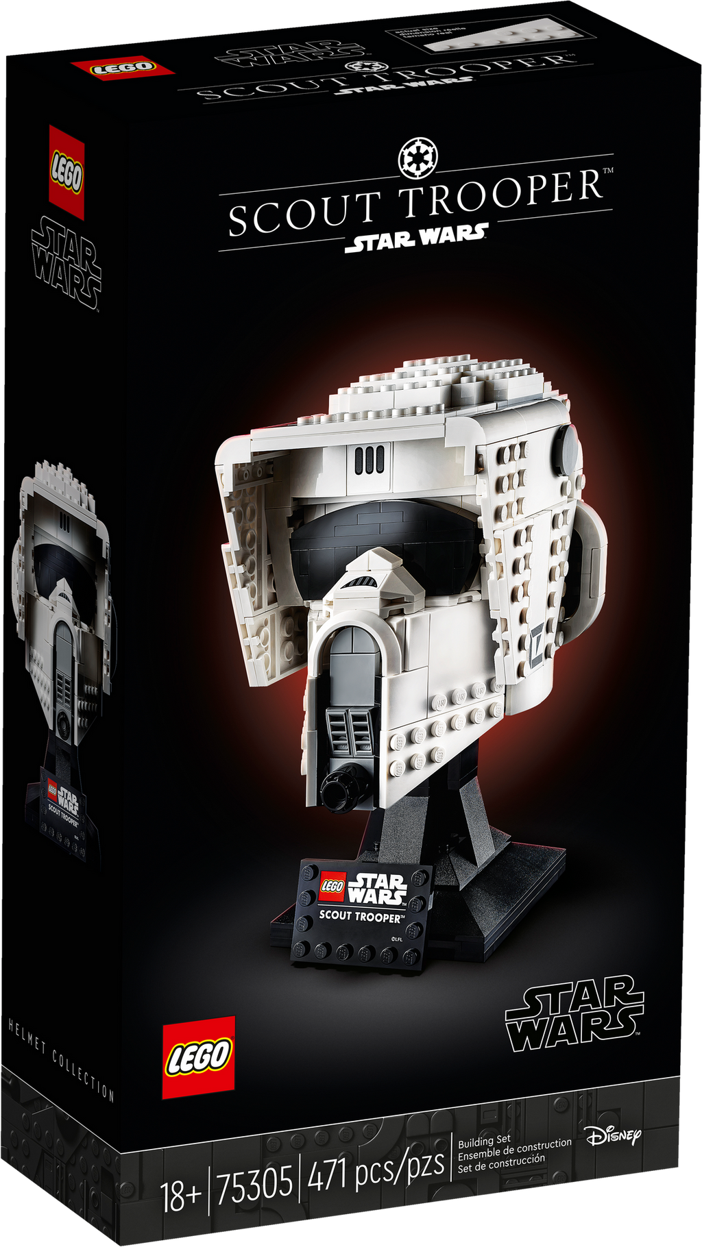 75305 Scout Trooper™ Helmet* product image 2, provided for visual reference and product detail review