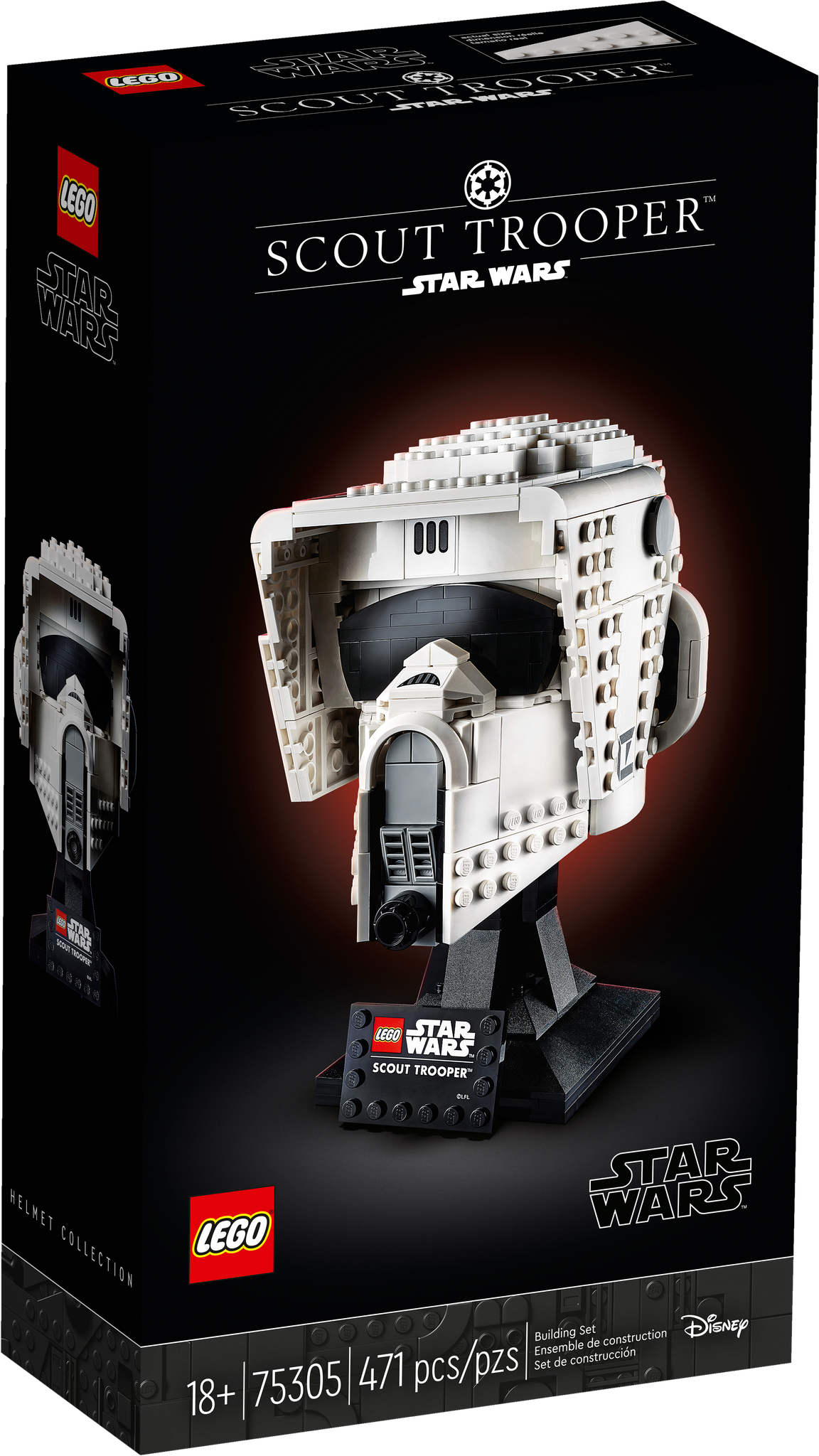 75305 Scout Trooper™ Helmet* product image 2, provided for visual reference and product detail review