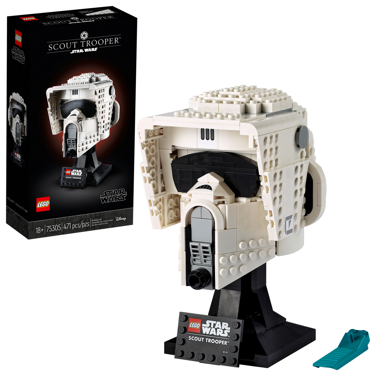 75305 Scout Trooper™ Helmet* product image 1, provided for visual reference and product detail review