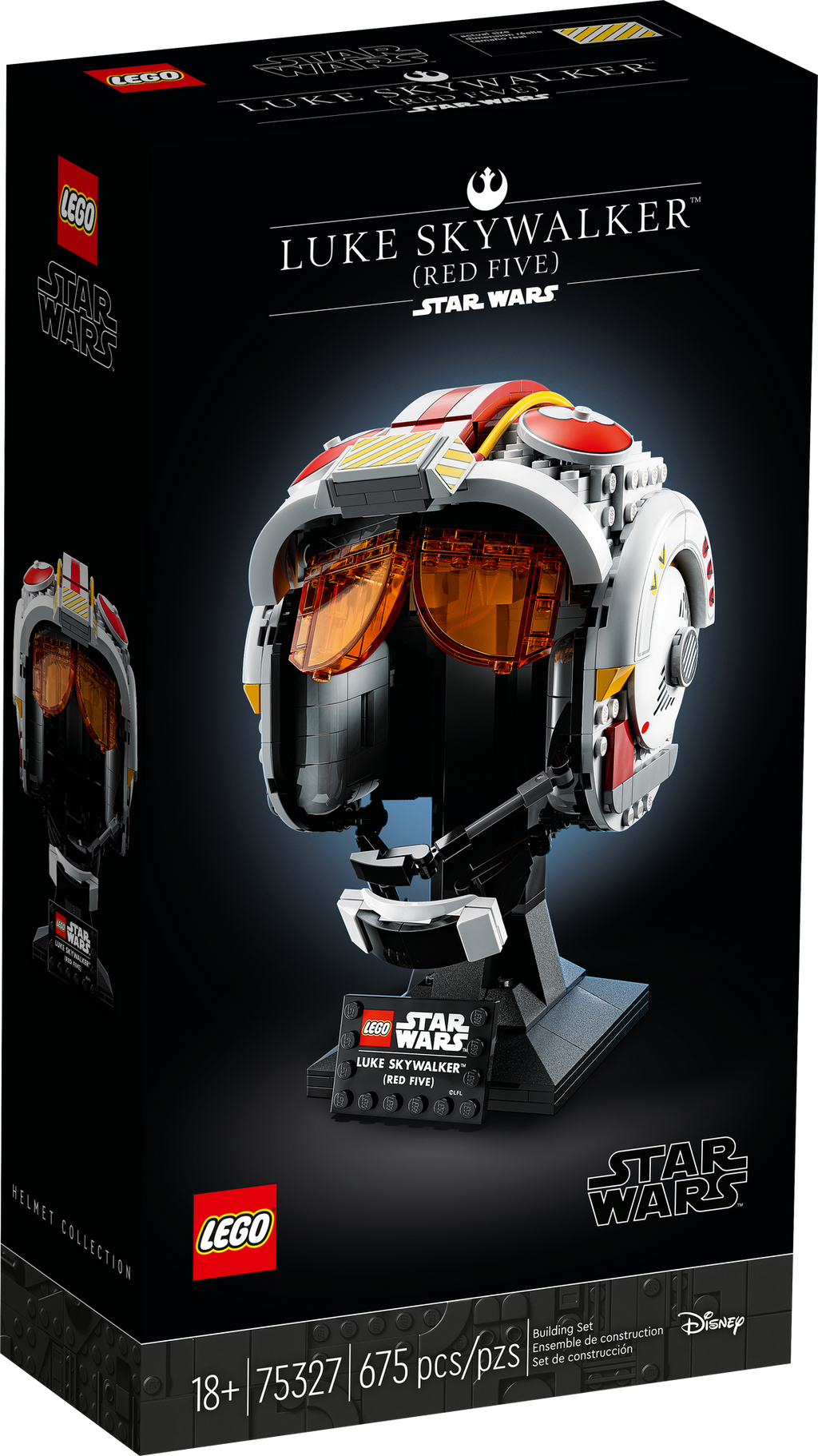 75327 Luke Skywalker (Red Five) Helmet product image 1, provided for visual reference and product detail review