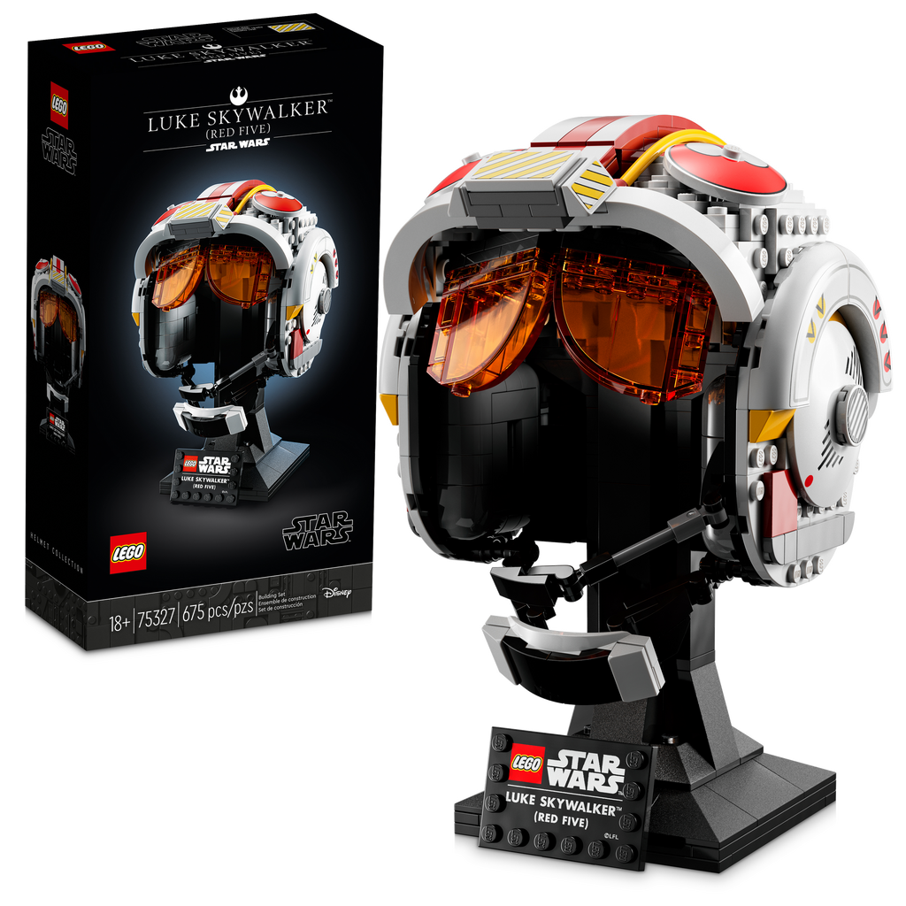 75327 Luke Skywalker (Red Five) Helmet product image 3, provided for visual reference and product detail review