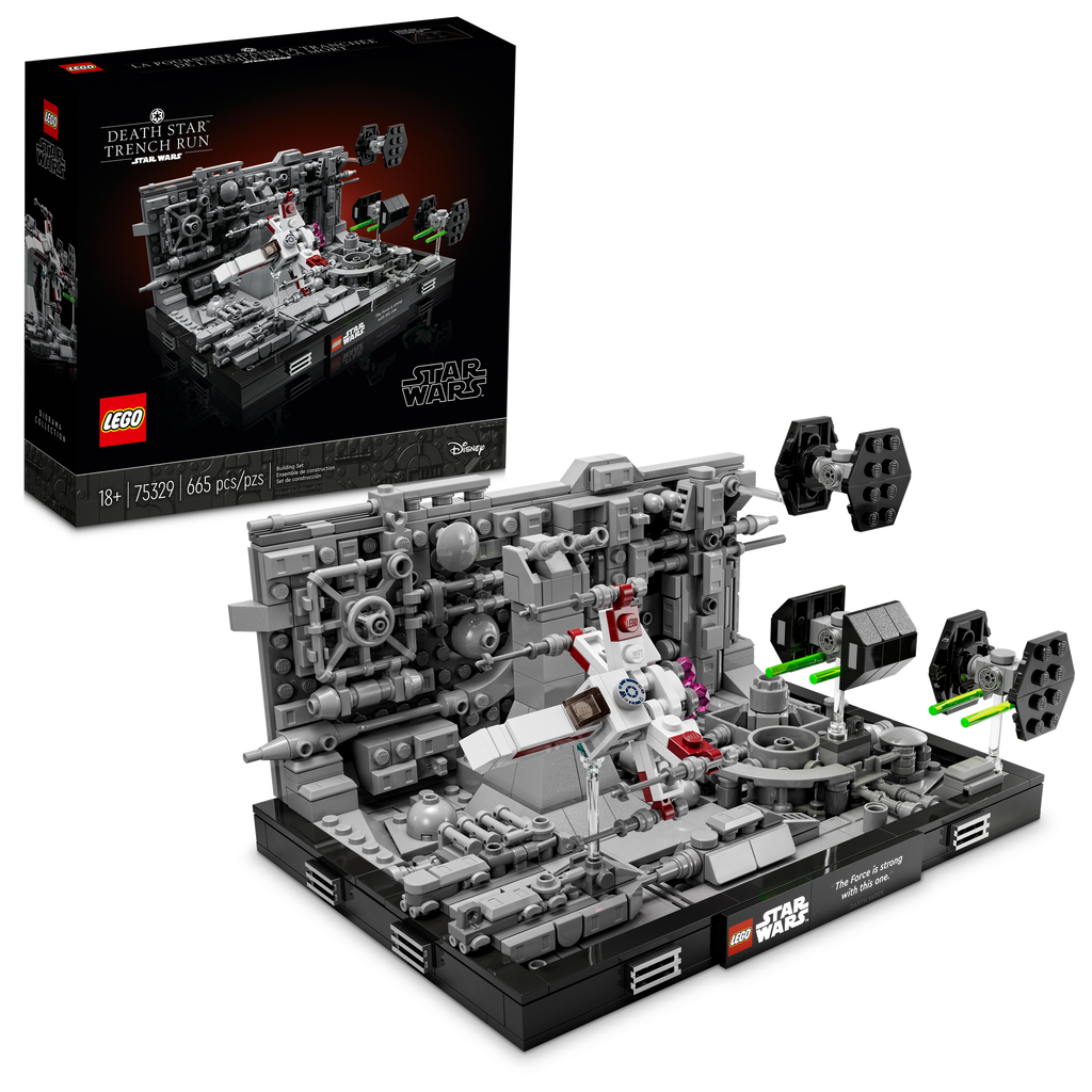 75329 Death Star Trench Run Diorama product image 2, provided for visual reference and product detail review