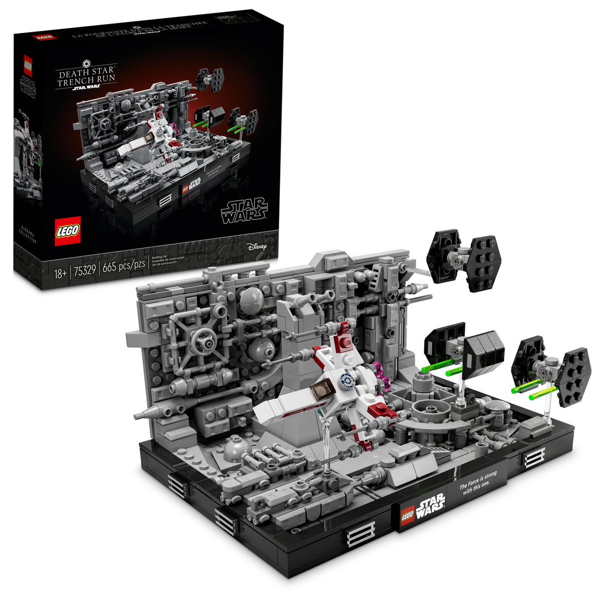 75329 Death Star Trench Run Diorama product image 2, provided for visual reference and product detail review