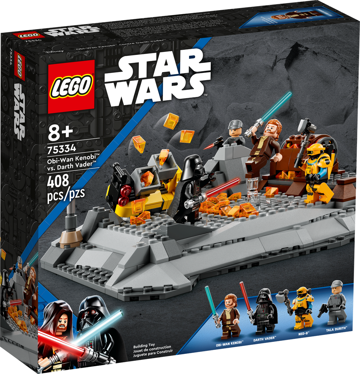 75334 Obi-Wan Kenobi vs. Darth Vader product image 1, provided for visual reference and product detail review