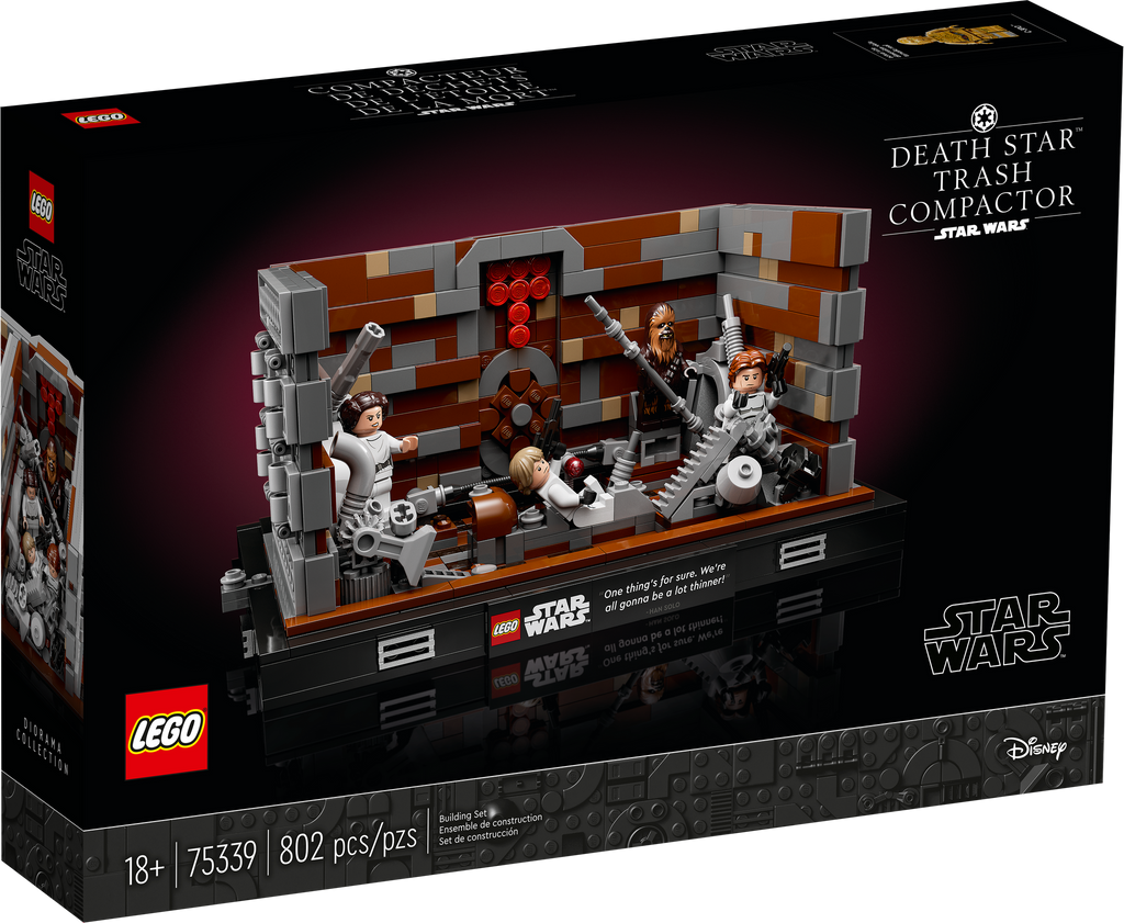 75339 Death Star Trash Compactor Diorama product image 1, provided for visual reference and product detail review