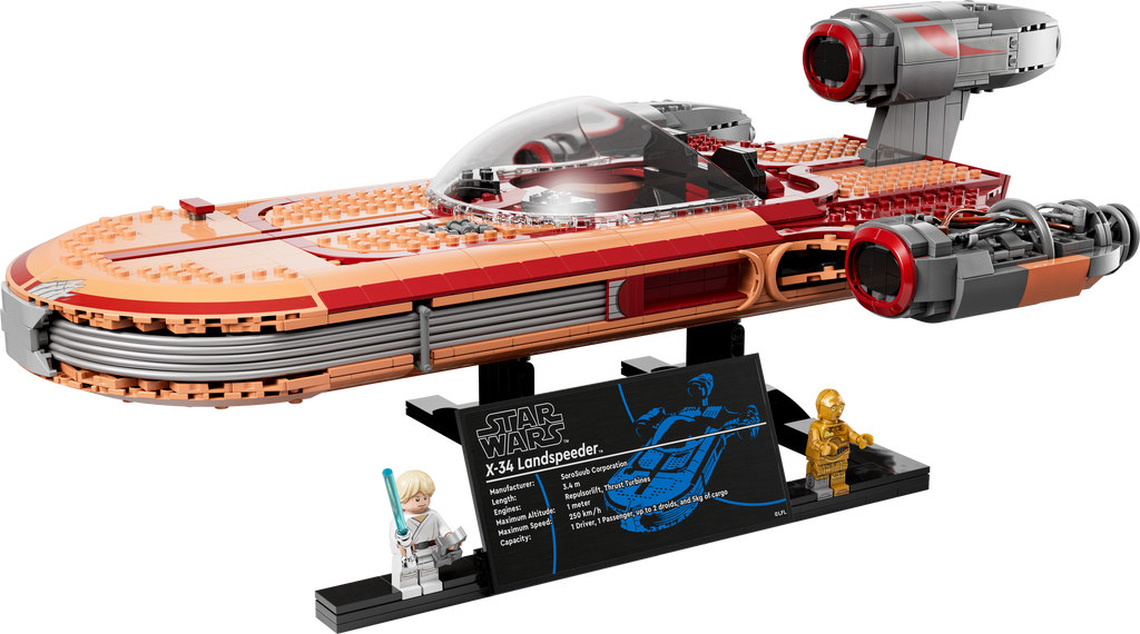 75341 Luke Skywalker’s Landspeeder product image 3, provided for visual reference and product detail review