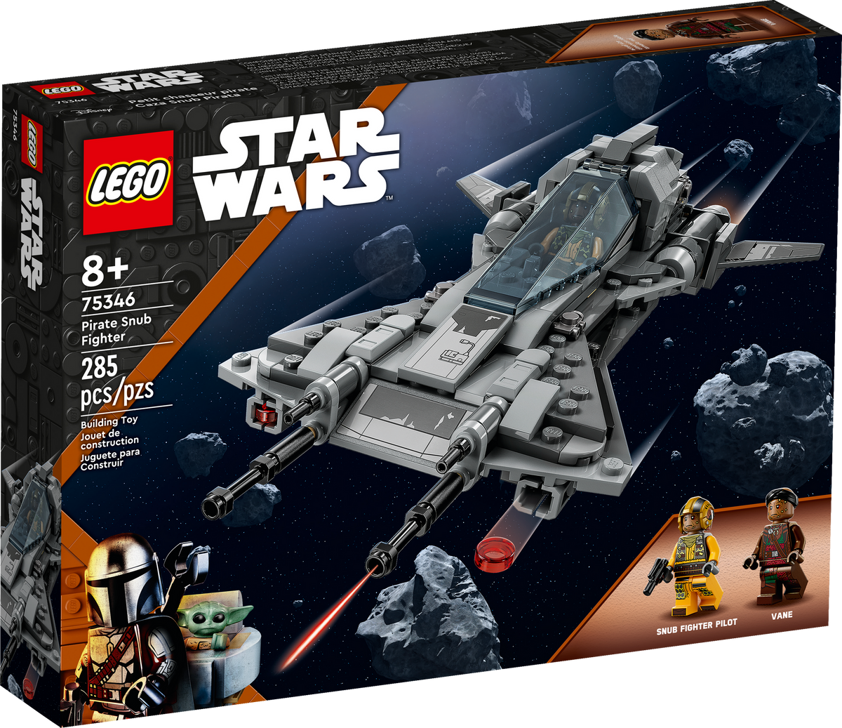 75346 Pirate Snub Fighter (D) product image 1, provided for visual reference and product detail review