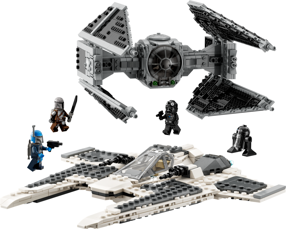 75348 Mandalorian Fang Fighter vs TIE Interceptor product image 3, provided for visual reference and product detail review