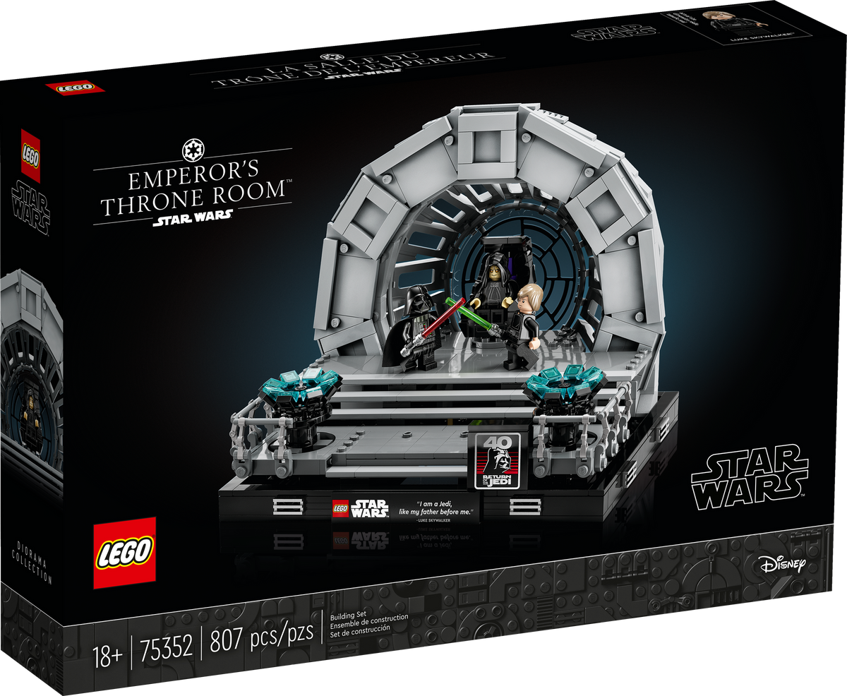 75352 Emperor's Throne Room Diorama product image 1, provided for visual reference and product detail review