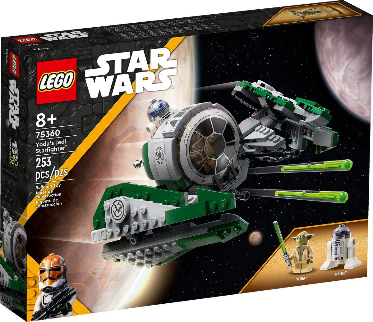75360 Yoda’s Jedi Starfighter product image 1, provided for visual reference and product detail review