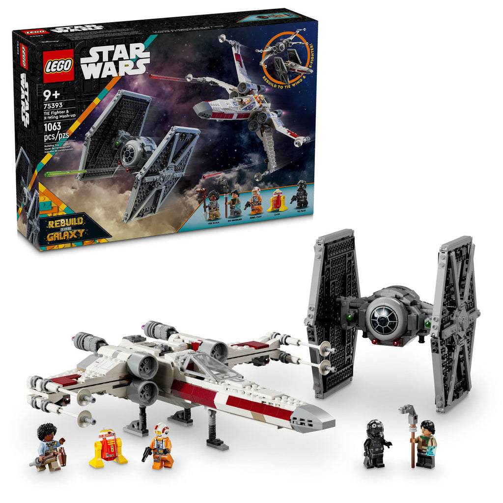 75393 TIE Fighter & X-Wing Mash-up* product image 3, provided for visual reference and product detail review