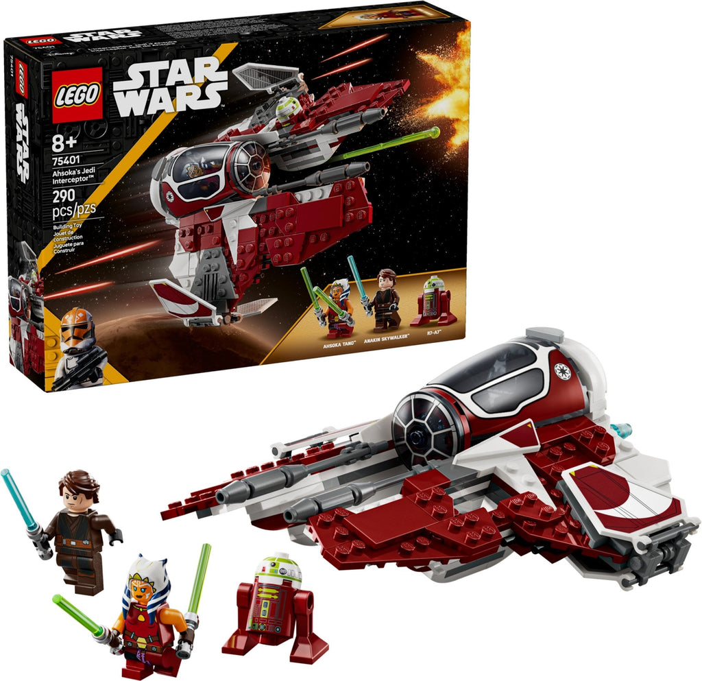 75401 Ahsoka's Jedi Interceptor product image 1, provided for visual reference and product detail review