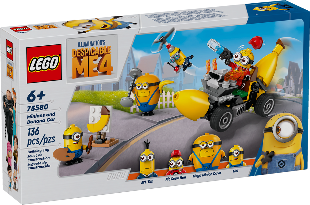 75580 Minions Banana Car product image 2, provided for visual reference and product detail review