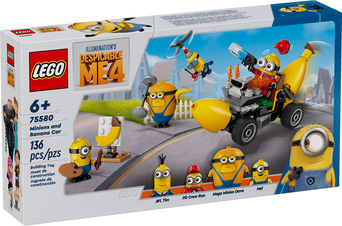 75580 Minions Banana Car product image 2, provided for visual reference and product detail review