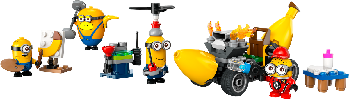 75580 Minions Banana Car product image 3, provided for visual reference and product detail review