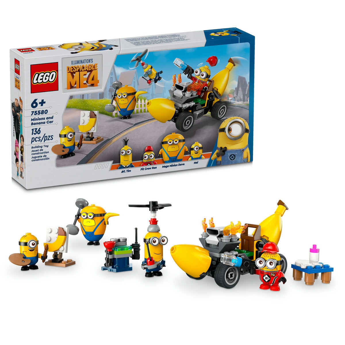 75580 Minions Banana Car product image 1, provided for visual reference and product detail review