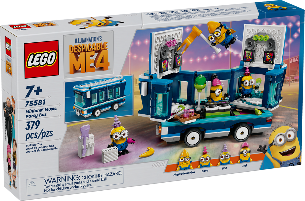 75581 Minions Party Bus product image 2, provided for visual reference and product detail review