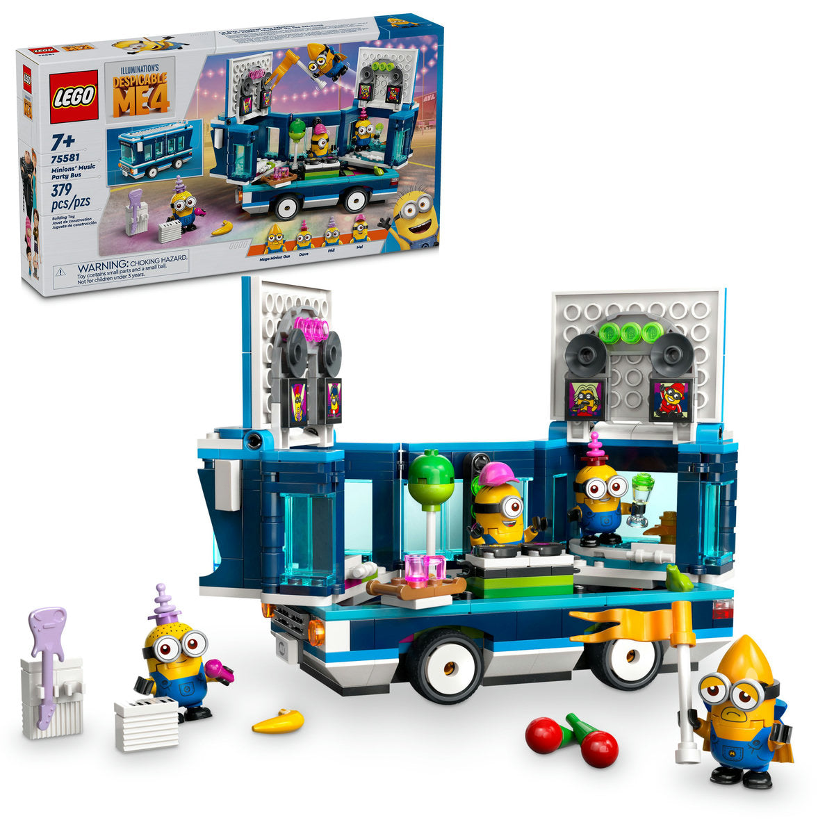 75581 Minions Party Bus product image 1, provided for visual reference and product detail review