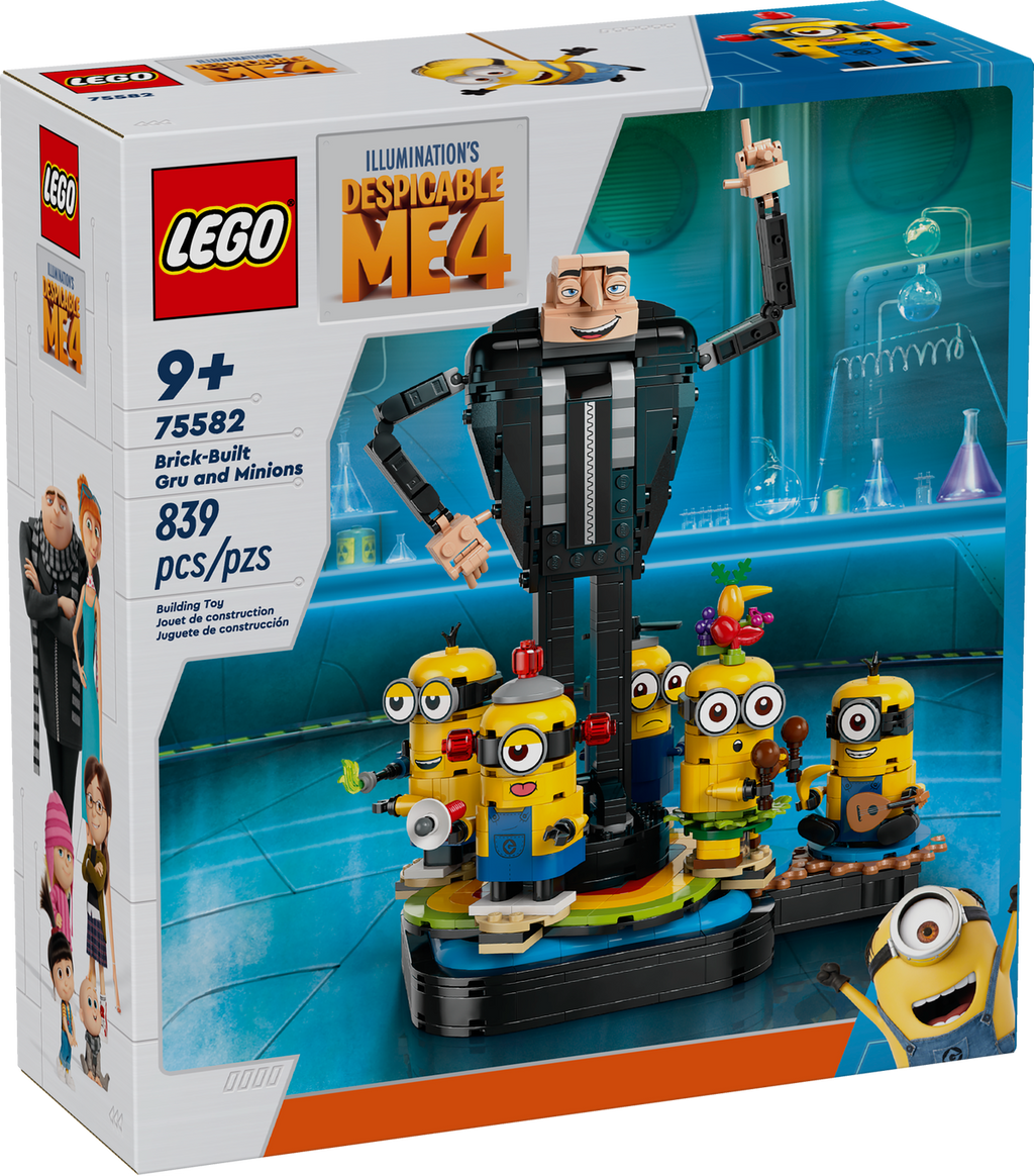 75582 Brick Built Gru & Minions product image 2, provided for visual reference and product detail review