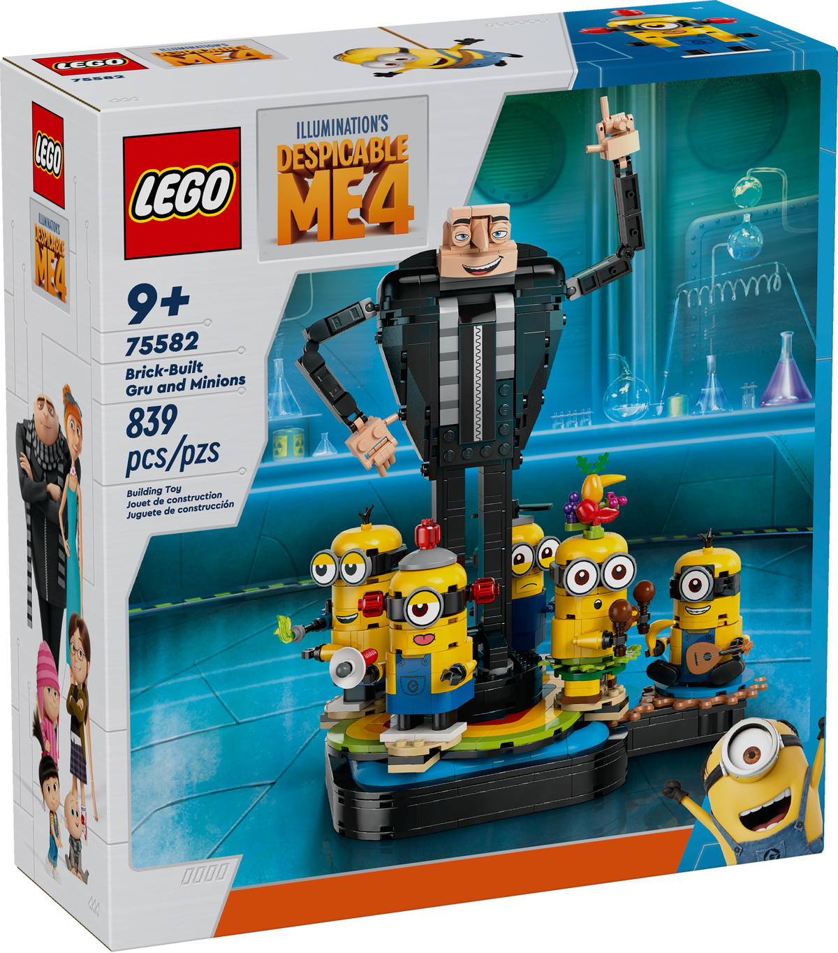 75582 Brick Built Gru & Minions product image 2, provided for visual reference and product detail review