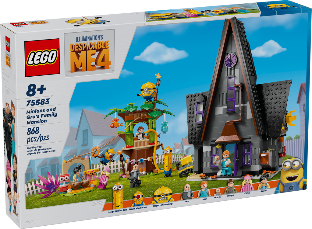 75583 Minions & Gru's Family Mansion product image 2, provided for visual reference and product detail review