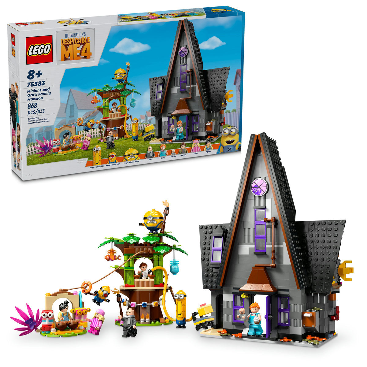 75583 Minions & Gru's Family Mansion product image 1, provided for visual reference and product detail review